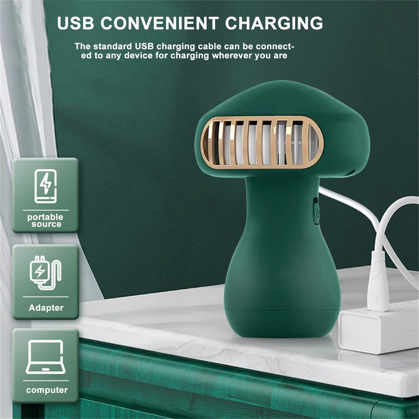 Portable Fan Desk Fan Small Fan Mini Fan Handheld Fan 500Mah Portable Fan Mini Hand Fan Usb Rechargeable Small Personal Fan for Travel Commute Picnic