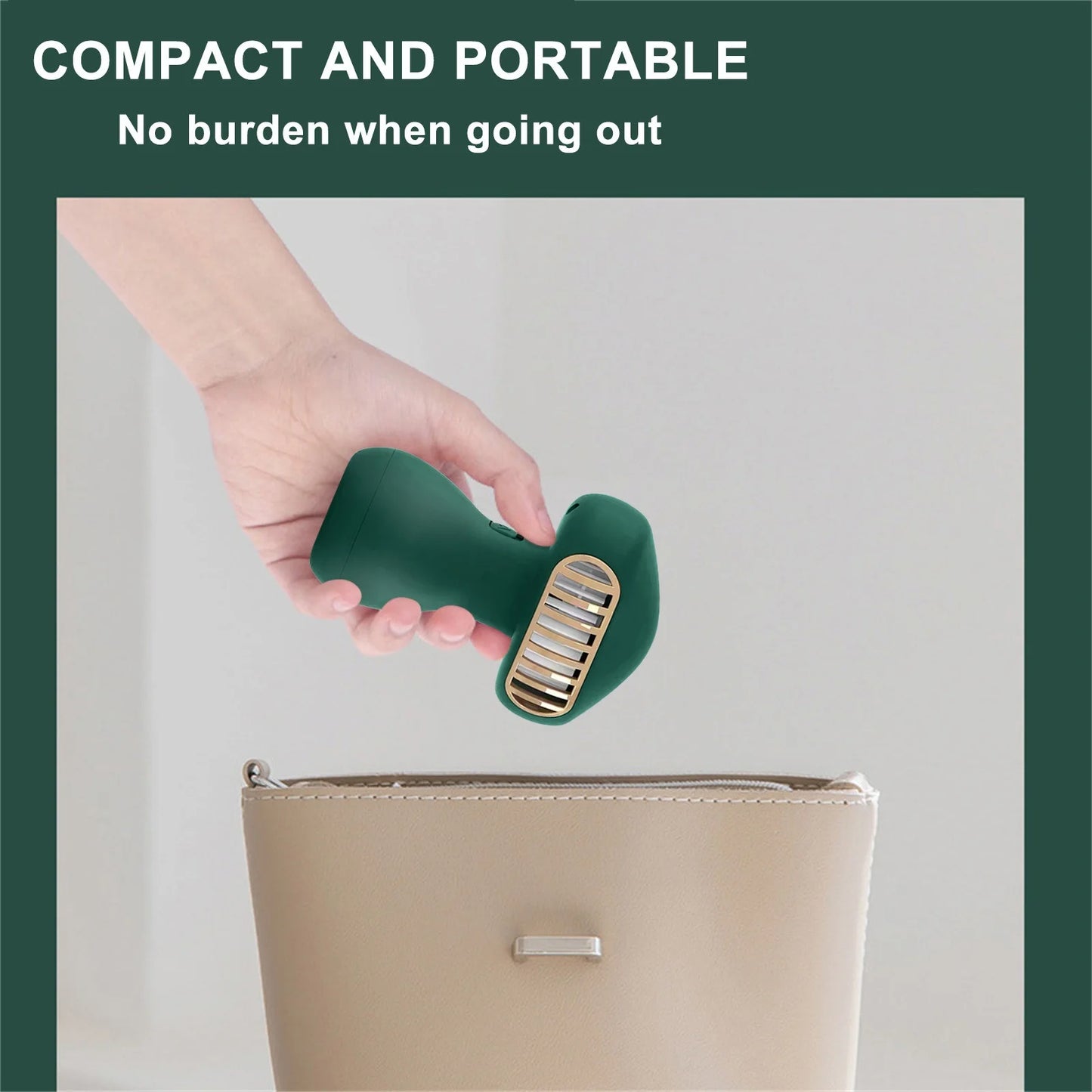 Portable Fan Desk Fan Small Fan Mini Fan Handheld Fan 500Mah Portable Fan Mini Hand Fan Usb Rechargeable Small Personal Fan for Travel Commute Picnic